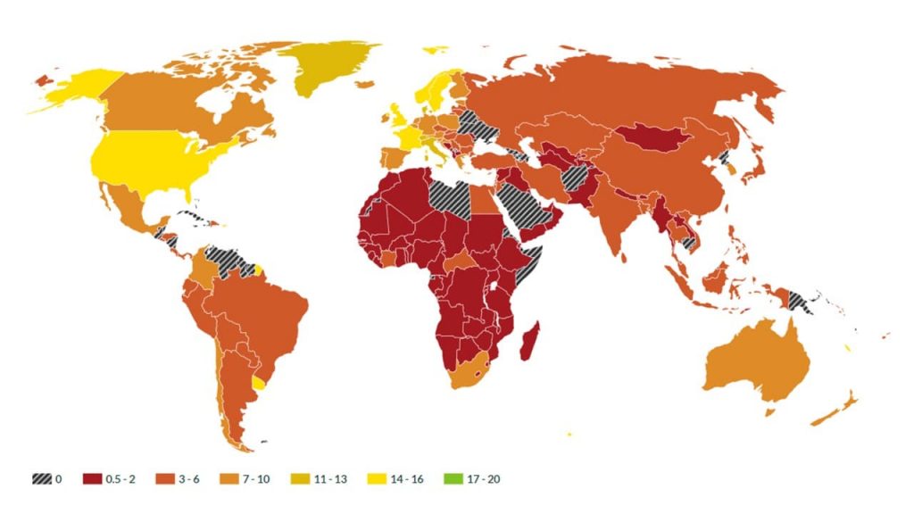 Inequality Transparency index